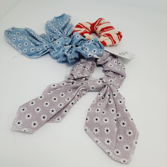 NEW Free People 3 PK Scrunhies - Picture 3 of 8